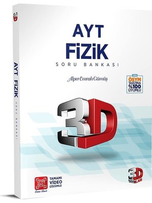 Çözüm Yayınları AYT 3D Fizik Soru Bankası