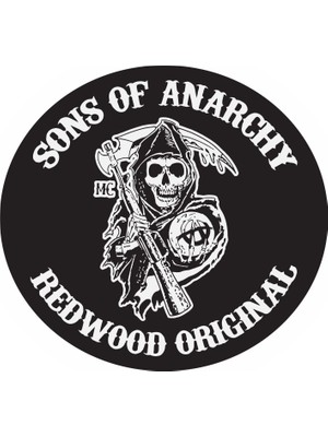 Sticker Fabrikası Sons Of Anarchy Kurukafa Kuru Kafa Sticker 00486