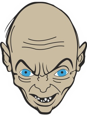 Sticker Fabrikası Gollum Yüzüklerin Efendisi Sticker 00557
