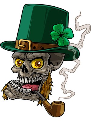 Sticker Fabrikası Şapkalı Kurukafa Kuru Kafa Sticker 00531