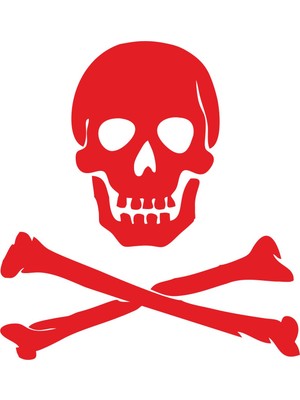 Sticker Fabrikası Kurukafa Kuru Kafa Sticker 00536