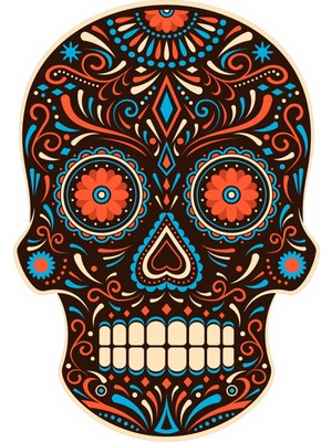 Sticker Fabrikası Kurukafa Kuru Kafa Kurukafa Sticker 00522