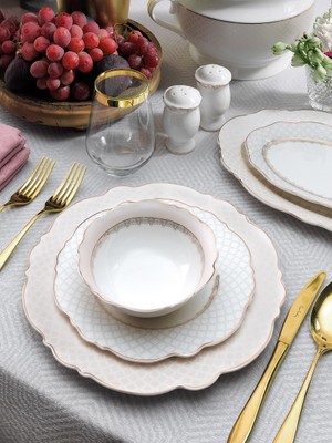 Pierre Cardin Lenora 60 Parça 12 Kişilik Yemek Takımı