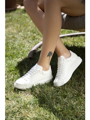 Baqmaq Beyaz-Beyaz Kadın Ayakkabı 5007-20-110001