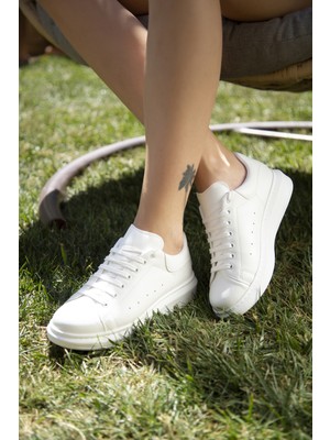 Baqmaq Beyaz-Beyaz Kadın Ayakkabı 5007-20-110001