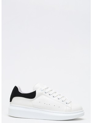 Baqmaq Beyaz-Siyah Kadın Ayakkabı 5007-20-110001