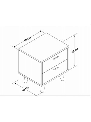 Bicabin Oslo Komodin (Bedside)