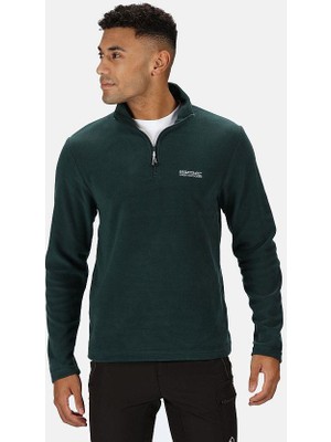 Regatta Mens Thompson Halfzip Fleece Erkek Polar RMA021 Haki