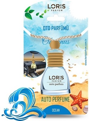 Loris Okyanus Kokusuyla Dekoratif 10 ml Araç Kokusu Şık Tasarım ve Ferahlatıcı Etki
