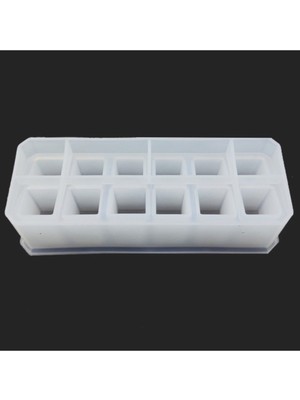 Hobizubi Makyaj Kutusu Reçine Epoksi ve Beton Kalıbı -Kod:237