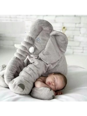 Sole Uyku Arkadaşım Jumbo Fil - Büyük Yumuşacık Peluş Fil - 85 cm