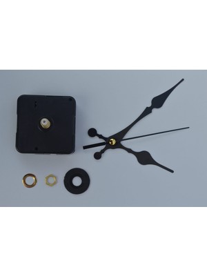 Exiz Ticaret Akar Sessiz 1 AdetŞaft Uzunluğu 16 mm Duvar Saati Mekanizması Askısız