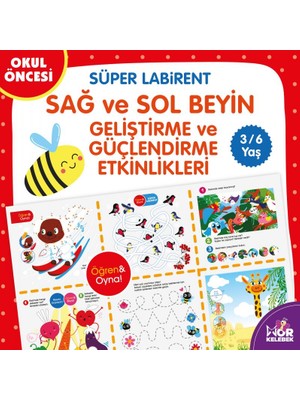 Süper Labirent - Sağ-Sol Beyin Geliştirme Etkinlikleri