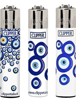 Clipper Mystic Eye Çakmak Nazar Boncuklu 3'lü