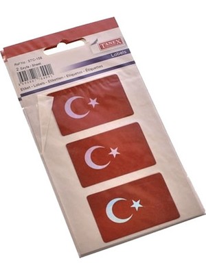 Tanex Stc-156 Bayrak 51X34 mm 2'li