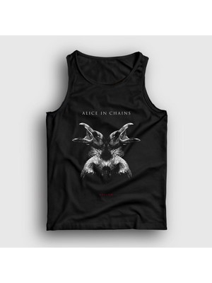 Presmono Unisex Siyah Hollow Alice In Chains Atlet