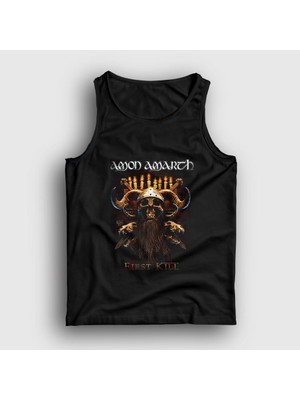 Presmono Unisex Siyah First Kill Amon Amarth Atlet