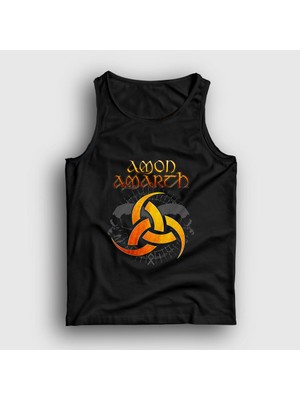 Presmono Unisex Siyah Odin Amon Amarth Atlet
