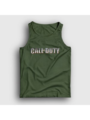 Presmono Unisex Haki Logo Call Of Duty Atlet