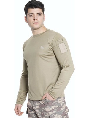 Vogel Tactical Uzun Kollu Yakasız Taktik Tişört