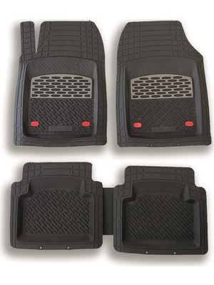 Emn Safir Renault Clio 2 1998 2004 Krom Gri 3D Paspas