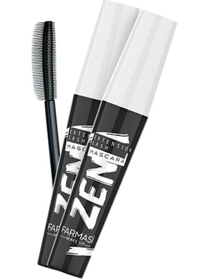 Farmasi Zen Maskara 2 Adet Büyük Boy Siyah Hacim Verici ve Uzatma Etkili