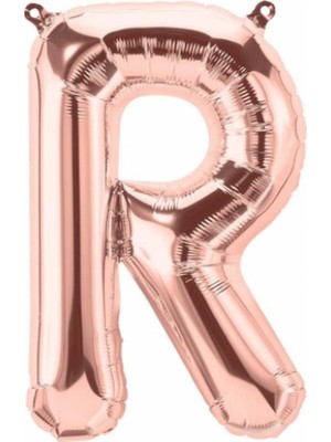 Öfn Aksesuar Rosegold "r'' Harfi Folyo Balon 100 cm (40 Inc)