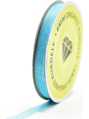 Turkuaz Organze Kurdele (6MM-20M)