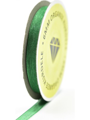 Zümrüt Yeşili Organze Kurdele (6MM-20M)