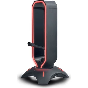 RM-H66 Guard Kulaklık Için Stand Rgb Işıklı 2*usb Port
