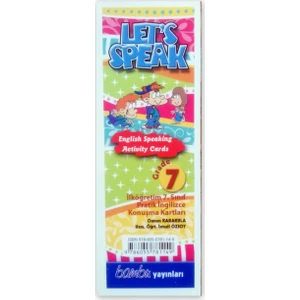 Let's Speak İngilizce 7. Sınıf Pratik İngilizce Konuşma Kartları 16 Ünite 32 Kart
