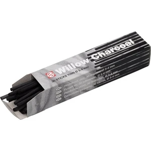 Willow Charcoal Doğal Kömür Füzen Seti 3-4 mm 30'lu Kutu