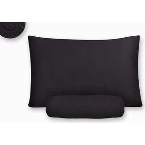 Ranforce Kumaş Tek Kişilik Lastikli Çarşaf Takımı 100x200 Siyah