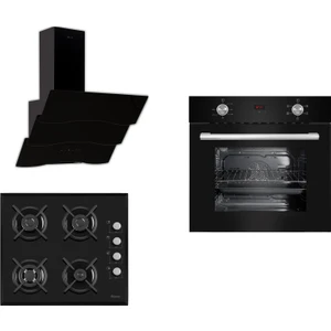 The New Black Magician 3'lü Wok  Ankastre Set ( 6010 + S1140WB + D023 )