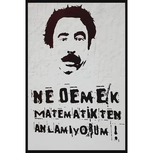 Ref Fikir Atölyesi Retro Vintage Ahşap Poster