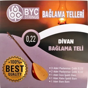 7nota BYC22 022 Divan Saz Teli Seti -Bam Bam Teli Vardır