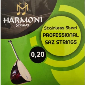 Strings HRM20 Uzun Sap Saz Teli Takım 0.20 Uzun Sap Bağlama Teli