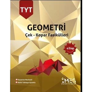 İmes Eğitim Yayınları Tyt Geometri 4 Etap Soru Bankası Çek Kopar Fasikülleri - Levent Tatkan
