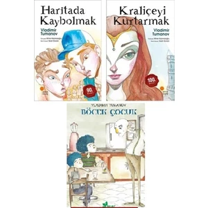 Haritada Kaybolmak - Kraliçeyi Kurtarmak - Böcek Çocuk - 3 Kitap Set - Vladimir Tumanov
