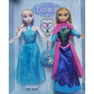 Bobo Toys Frozen Elsa ve Anna Oyuncak Bebek 2'li 30 cm