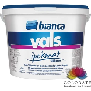Vals Ipek Mat - 0123 / Krem Silikonlu Iç Cephe Boya 0,75 Lt