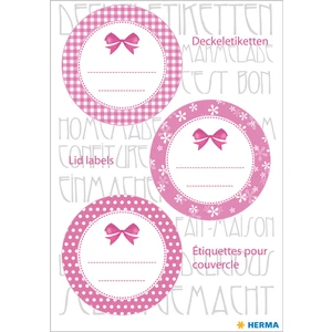 Home Kavanoz Etıket 44MM Cap Pembe