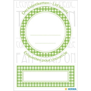 Home Kavanoz Etıket 70MM Cap Yesıl