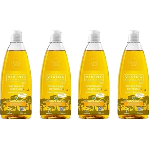 Premium Sıvı Bulaşık Deterjanı Nergis ve Bergamot - 4'lü