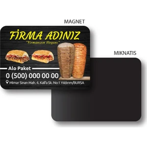 Atmosfer Reklam Atmosfer Dönerci Magnet
