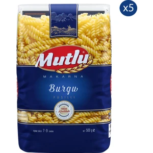 Mutlu Makarna Mutlu Burgu Makarna 500 gr x 5