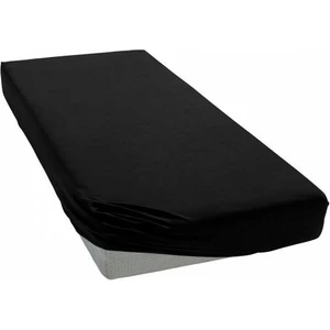 Tek Kişilik Lastikli Penye Çarşaf Siyah 100x200