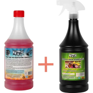 Ağır Yağ ve Radyatör Temizleme Ilacı 1 lt & (Oto ve Oda Kokusu 500 ml %50 Indirim)