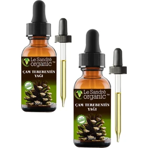 Le Sandre Organics Çam Terebentin  Yağı 50 ml 2'li