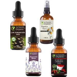 Le Sandre Organics Lavanta Yağı & Papatya Suyu & Çam Terebentin Yağı & Kuşburnu Çekirdeği Yağı 180 ml